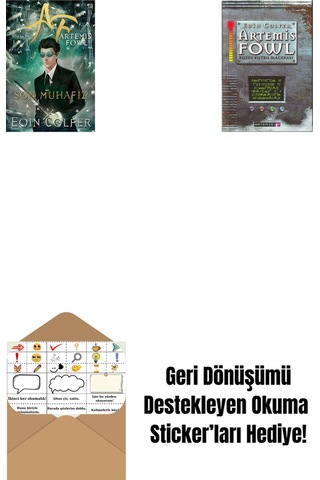 Artemis Fowl 8 - Son Muhafız + Artemis Fowl 2 - Kuzey Kutbu Macerası + Okuma Sticker'ları