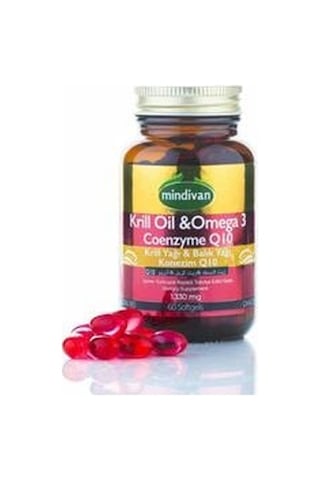Mindivan Krill Oil & Omega 3 & Coenzyme Q10