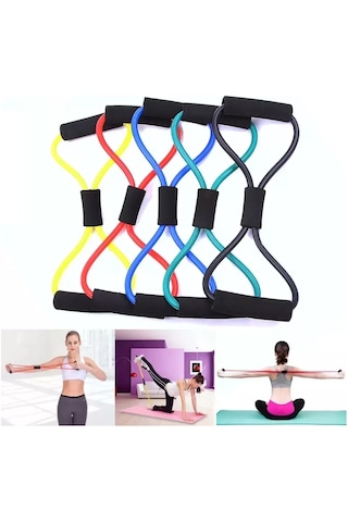 Mobgift Plates, Egzersiz Direnç Lastiği Çok Renkli