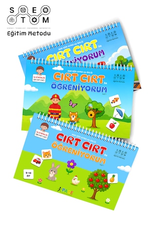 3lü Set / Cırt Cırt İle Öğreniyorum 1 Adet