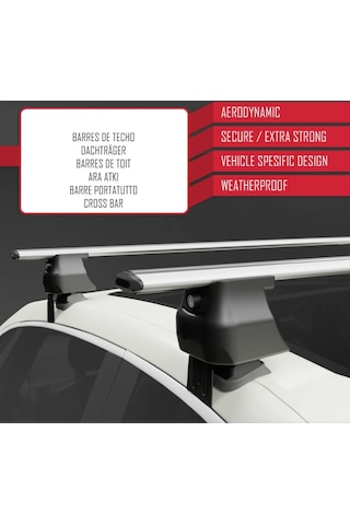 Fiesta Araca Özel Oluksuz Tavan Çitası 2008 2009 2010 2011 2012 2013