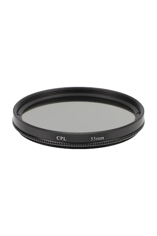 55mm Cpl Polarize Filtre Dairesel Polarizasyon, Yansıma Azaltıcı, Metal Çerçeve