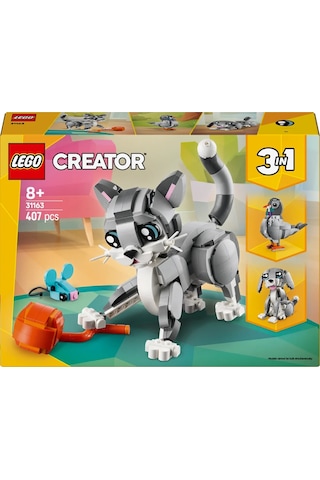 LEGO® Creator 3’ü 1 Arada Oyunbaz Kedi 31163