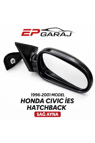 Honda Civic İes 1996-2001 Model Hatchback Uyumlu Sağ Ayna Sedan Uyumsuzdur