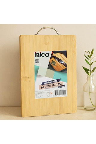 Bambu Kesme Panosu 24x34x1.7 Cm - Metal Kulplu Aklby-bsva58 Diğer