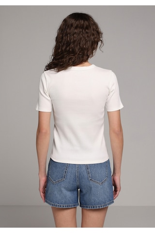 Colin's Colins Slim Fit Yuvarlak Yaka Düz Kadın Beyaz Kısa Kol Tişört Cl1080872 Q1.v1 Ofw