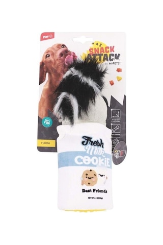 M-pets Flora Snack Attack Ödül Hazneli Peluş Köpek Oyuncağı