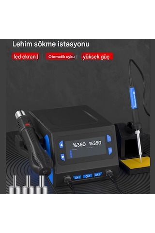 Sunline 866d+ Brushless Sıcak Hava Üflemeli Havya İstasyonu