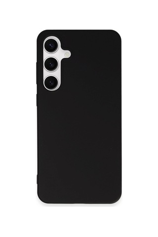 Samsung Galaxy S24 Plus Kılıf First Silikon - Siyah