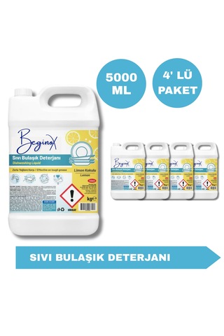 Sıvı Bulaşık Deterjanı 5 L 4'lü Avantaj Paketi