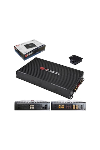 Edison Ed-2000.4ab 4 Kanal Mosfet Güçlü Anfi 4x200w Rms Bass Kontrol