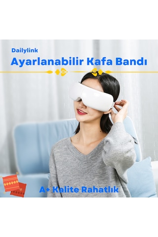 DailyLink Bluetooth Müzik Göz Yüz Terapi Masaj Aleti Şarjlı Çok Renkli