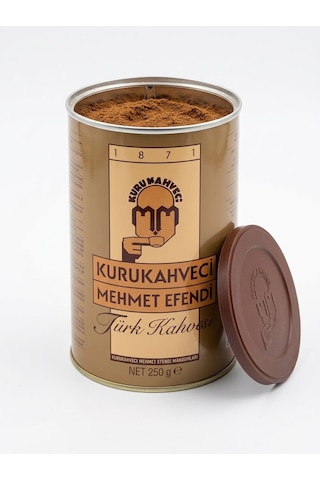 Kurukahveci Mehmet Efendi Türk Kahvesi Teneke 250 G