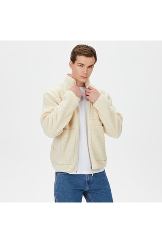 Dıckıes Dickies Mount Hope Fleece Erkek Beyaz Sweatshirt
