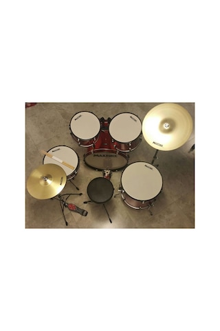 Maxtone Mxc-3017fmr Davul Set Metalik Kırmızı