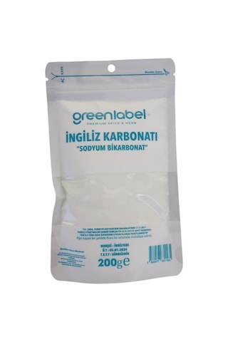 Greenlabel İngiliz Karbonatı 200 G