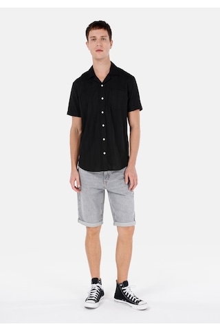 Colin's Colins Regular Fit Orta Bel Erkek Gri Jean Şort Cl1069538 Q1.v1 Dn43514 Denim