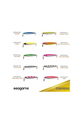 Seagame Torpedo Coast 20g Metal Yem