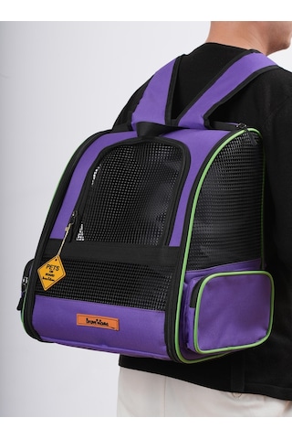 Brave Paws Tekerlekli Plastik Fileli Kedi Köpek Taşıma Çantası Çekçek Mekanizmalı