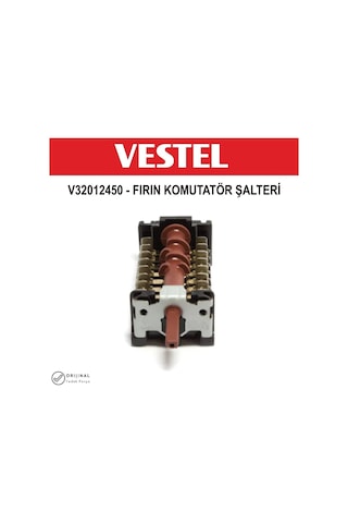 Vestel Regal Uyumlu Finlux Fırın Komutatör Şalter V32012450 - 557329106