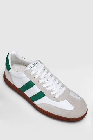Lufian 111230322 Mike Sneaker Erkek Deri Ayakkabı Yeşil