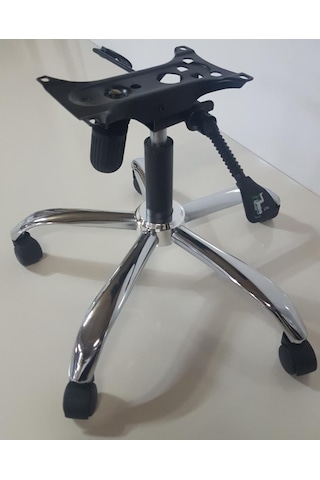 Kamusalmarket Krom Yıldız Ayak+Teker+100 Lük Piston+Çift Kollu Mekanizma