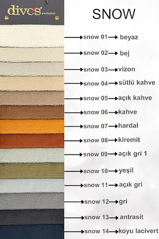 Snow Serisi Premium Silinebilir Döşemelik Kumaş Bej