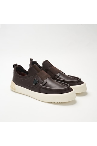Brown Safari + Brown Stretch Sneaker Erkek Ka-26y-alfa5426 John May Munıh Shoe Kahverengi