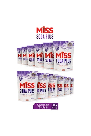 Miss Soda Plus Lavanta 500 Gr X 12