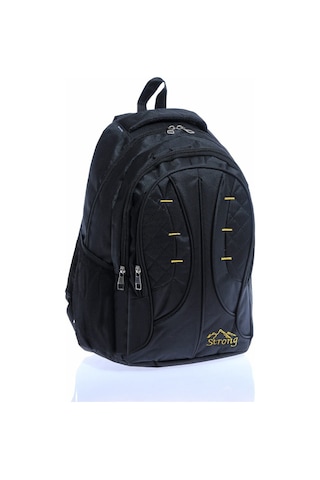 Unisex Çok Gözlü Ortopedik Sırt Destekli Okul Çantası , Günlük Sırt Çantası, Seyahat Çantası 104 Siyah
