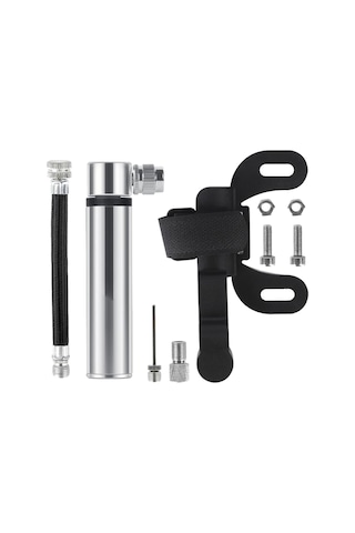 Yaleker Alüminyum Bisiklet Hava Pompa - 120 Psı Yüksek Basınçlı, Hafif & Taşınabilir, Hızlı Şişirme, Dışarıda Kullanım İçin, Mavi/kırmızı/gümüş Seçenekli