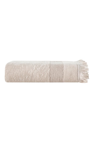 Borla Bej Banyo Havlu 90x150 Sku: Smg8690010231161 Açik Gri