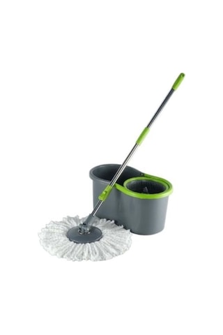Mopexa Mozart Mikrofiber Süper Mop Set 360 Temizlik Seti - Yeşil Mopexa Otomatik Dönerli