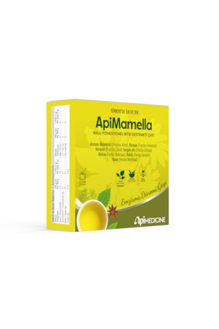 Apimedicine Apimamalla Fonksiyonel Ballı Bitkisel Ekstrakt 12 Stick 84 G