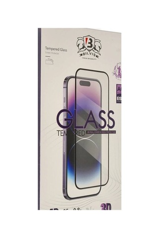 Apple Uyumlu iPhone 15 Pro Max Bilvis 3d Cam Ekran Koruyucu Evimdeyokyok