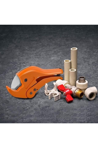 Profesyonel Keskin Pvc-ppr Plastik Boru Kesme Makası 42mm Strong