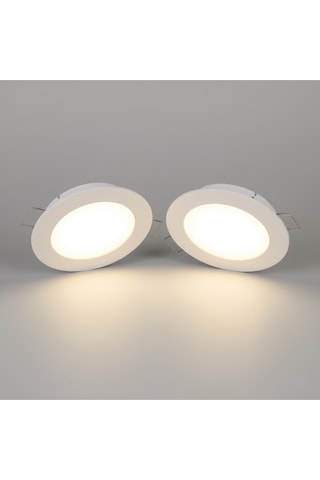 Kdl 403 Slim Led Panel 2'li Spot Gömme 18w 1440 Lümen - 4000k - Ilık Beyaz