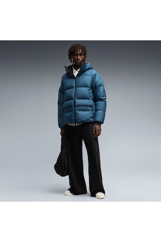 Puma Erkek Kapüşonlu Şişme Mont 694565 36 Mavi
