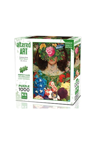Ks Games 1000 Parça Madame Rose Puzzle - Philip Trully