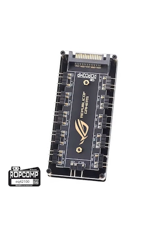 Ropcomp Argb Hub 11 Port 5v 3-pin Argb Ve Fan Hub