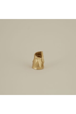 Karaca Home New Year Yılbaşı Lana Şamdan Gold 6,5 X 5,8 X 9,8 Cm Altın