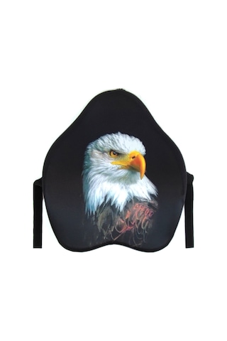 Visco Li Kartal Desenli Yastık Bel Yastığı Ortopedik Destek Yastık Oturma Minder Kartal