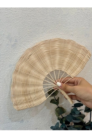 Rattan Ahşap El-duvar Yelpazesi