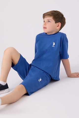 U.S. Polo Assn. Erkek Çocuk Cobalt Bermuda Takımı 5274-43670 Cobalt
