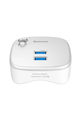 Baseus Çok Fonsiyonlu Notebook Adaptörü Hub Dual Usb 3.0 Rj45 Tf/sd- 5775 Renkli