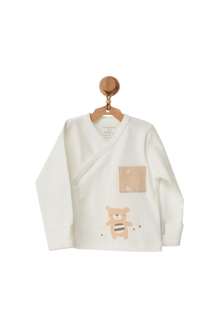 Andywawa Erkek Bebek Ayıcık Motifli Mendilli Alt Üst Takım Ac22765 001