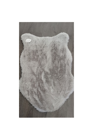 Post Halı 60 Cm Genişliğinde 90 Cm Uzunluğunda Açık Gri