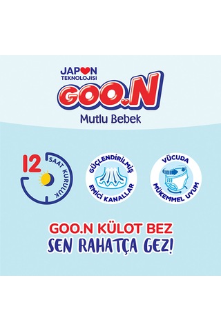 Goon Külot Bez Mutlu Bebek 4 Numara Maxi 78 Adet