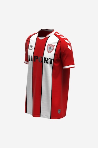 Hummel 24/25 Samsunspor Çubuklu Forma Beyaz - Kırmızı