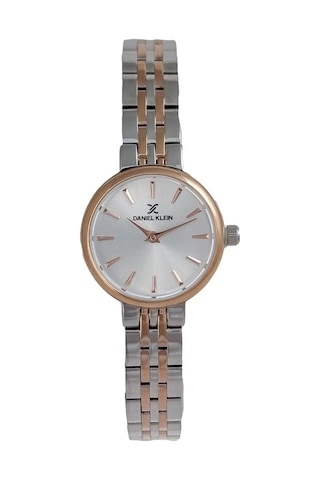 Daniel Klein Dke.1.10874-8 Metal Kordon Metal Kasa 3 Atm Suya Dayanıklı Metalik-altın Renk Kadın Kol Saati Rose Gold - Gümüş
